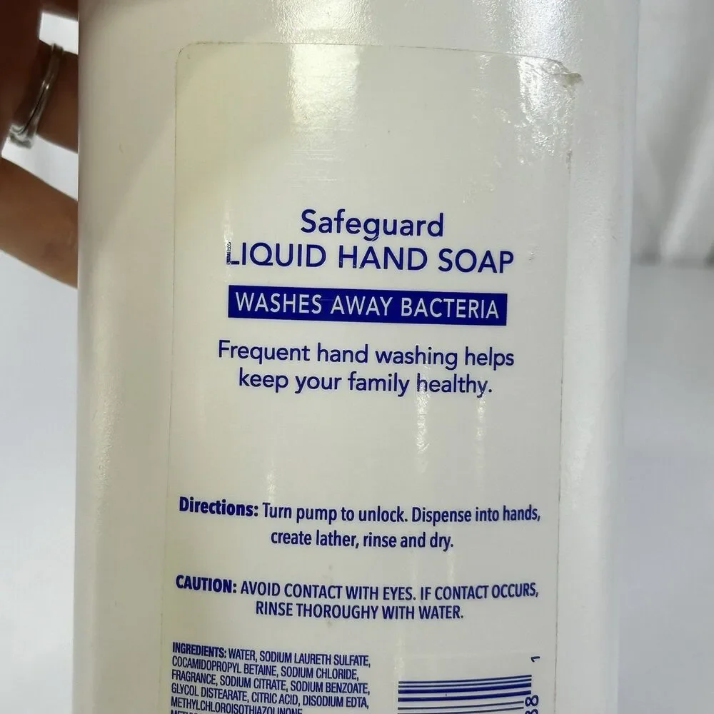 Safeguard Liquid Hand Soap Micellar Deep Cleansing 40oz Fresh Clean Scent Pump